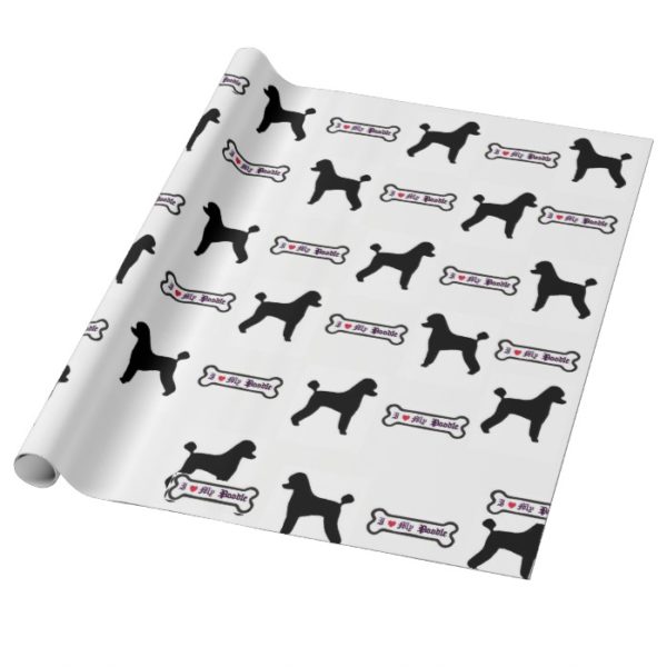Poodle Wrapping Paper