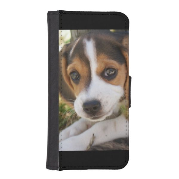 Puppy Beagles iPhone Wallet Case