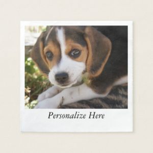 Puppy Beagles Napkin
