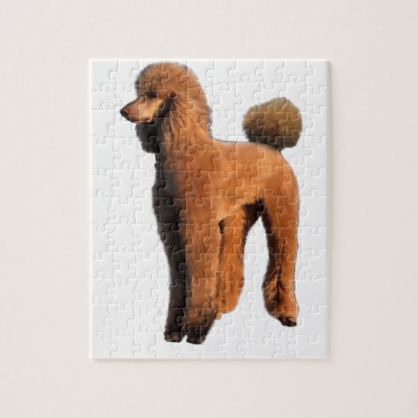 red poodle jigsaw puzzle