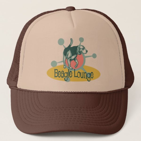Retro Beagle Lounge Trucker Hat