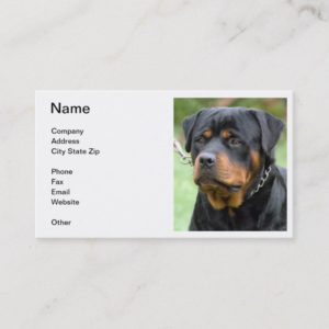 Rottweiler Business Card