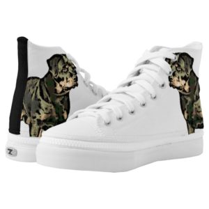 Rottweiler dog High-Top sneakers