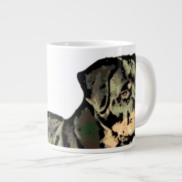 Rottweiler dog  jumbo mug