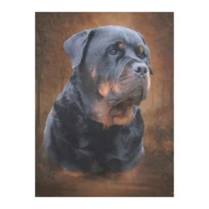 Rottweiler Fleece Blanket