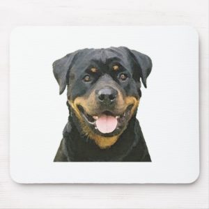 Rottweiler gifts mouse pad