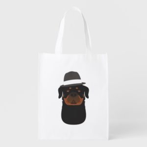 Rottweiler Grocery Bag