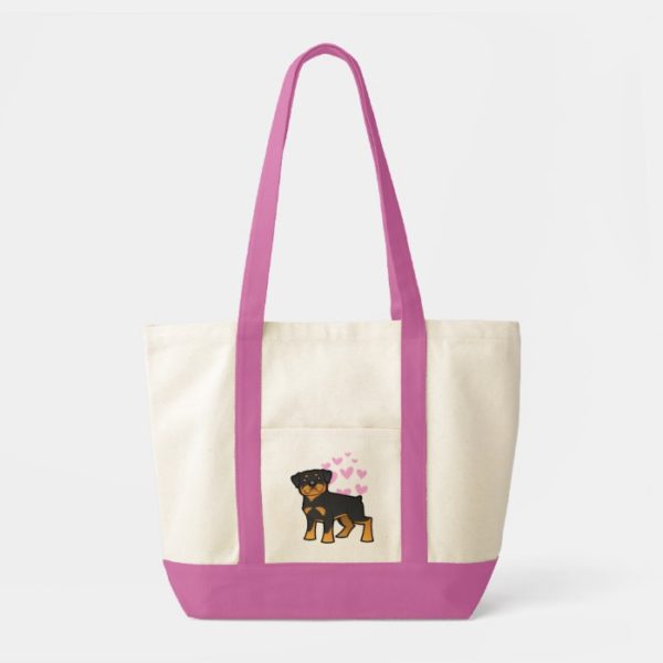 Rottweiler Love Tote Bag