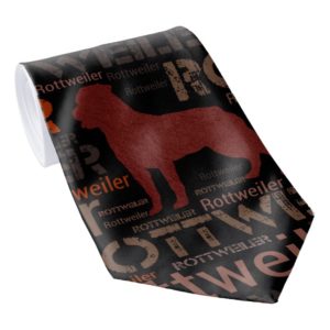 Rottweiler  - Metzgerhund Pattern Neck Tie