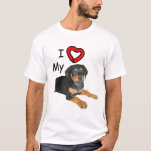 Rottweiler Puppy I Love My Rott T-Shirt
