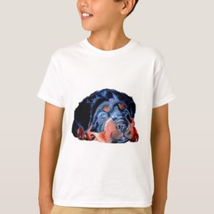 Rottweiler Puppy Portrait T-Shirt