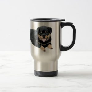 Rottweiler Puppy Travel Mug