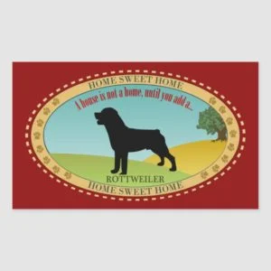 Rottweiler Rectangular Sticker