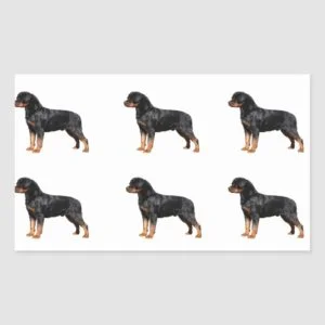 Rottweiler Rectangular Sticker
