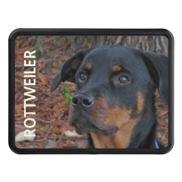 Rottweiler Trailer Hitch Cover