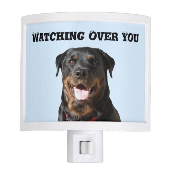 Rottweiler Watching Over You Night Light