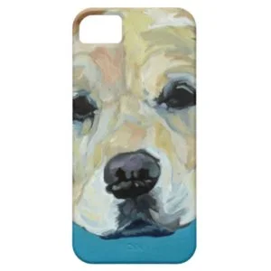 Shiner the Golden Retriever iPhone Case