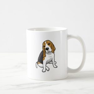 Sitting Beagle Coffee Mug