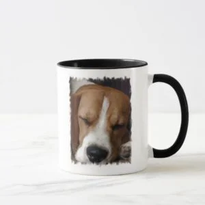 Sleeping Beagle Coffee Mug