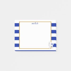 Small Chic Poodle Post It Notes