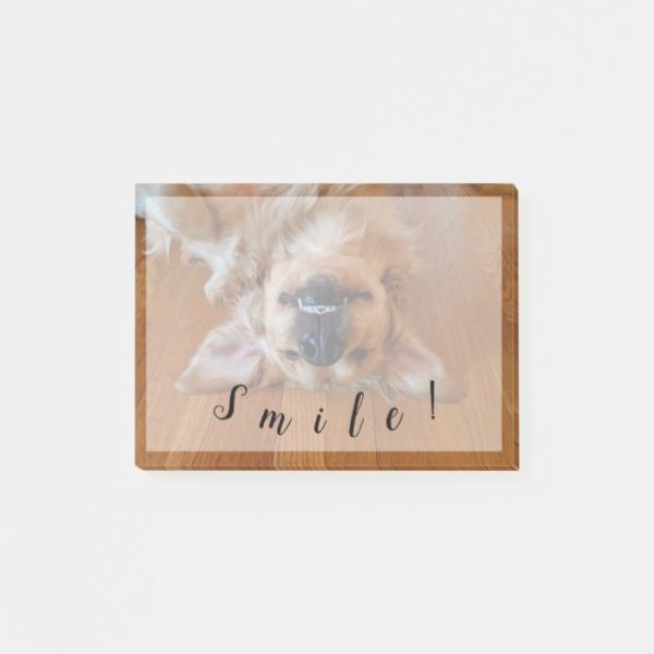 Smiling Golden Retriever Post-it Notes