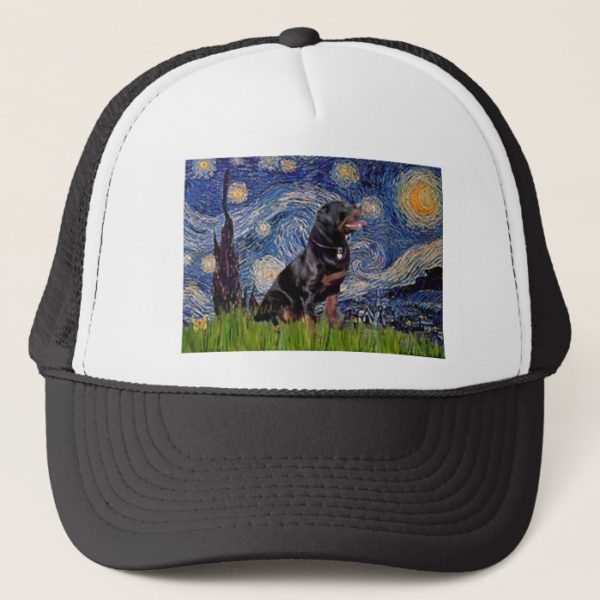 Starry Night - Rottweiler (#6) Trucker Hat