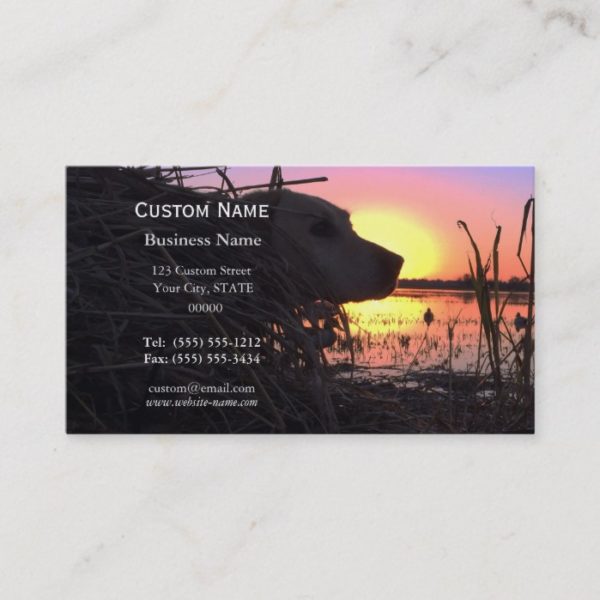 Sunrise in the Duck Blind Business Card