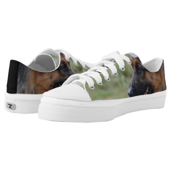 Sweet German Shepherd Dog Low-Top Sneakers