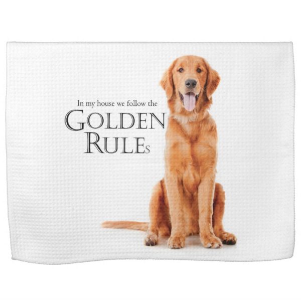 The Golden Rules Kitchen Towel