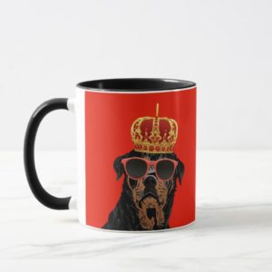 Thug Life King Rottweiler for Rottweiler Parents Mug