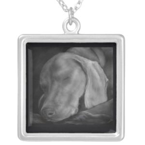 Weim Dreams Silver Plated Necklace