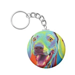 Weimaraner #1 keychain
