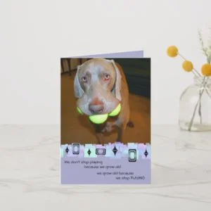 Weimaraner Birthday Greeting Card