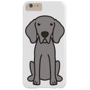 Weimaraner Dog Cartoon Case-Mate iPhone Case