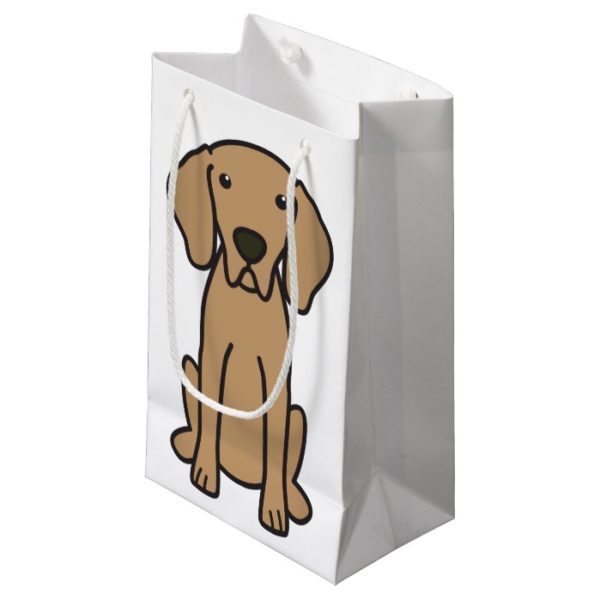 Weimaraner Dog Cartoon Small Gift Bag