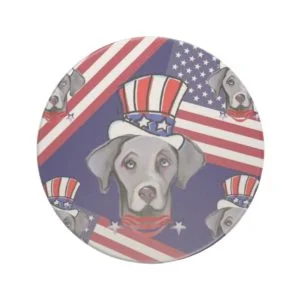 WEIMARANER DRINK COASTER
