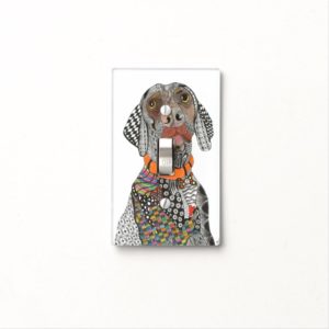 Weimaraner Light Switch Cover (You can Customize)