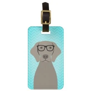 Weimaraner Luggage Tags