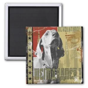 Weimaraner Nation : Vintage Weimaraner! Magnet