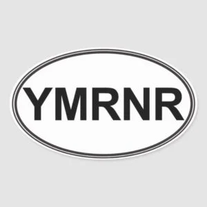 Weimaraner Nation : YMRNR Euro Style Oval Sticker