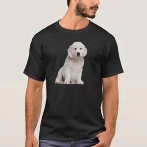 White Golden Retriever Photo T-Shirt
