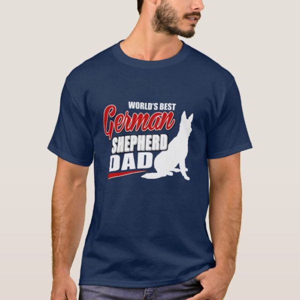 World's Best German Shepherd Dad T-Shirt