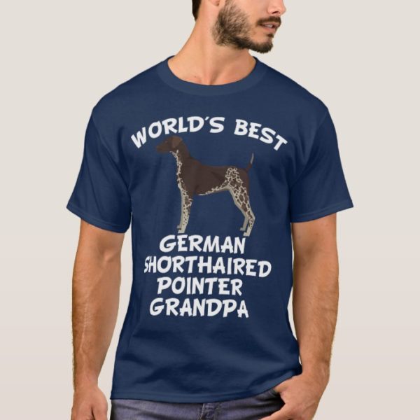 World's Best German Shorthaired Pointer Grandpa T-Shirt