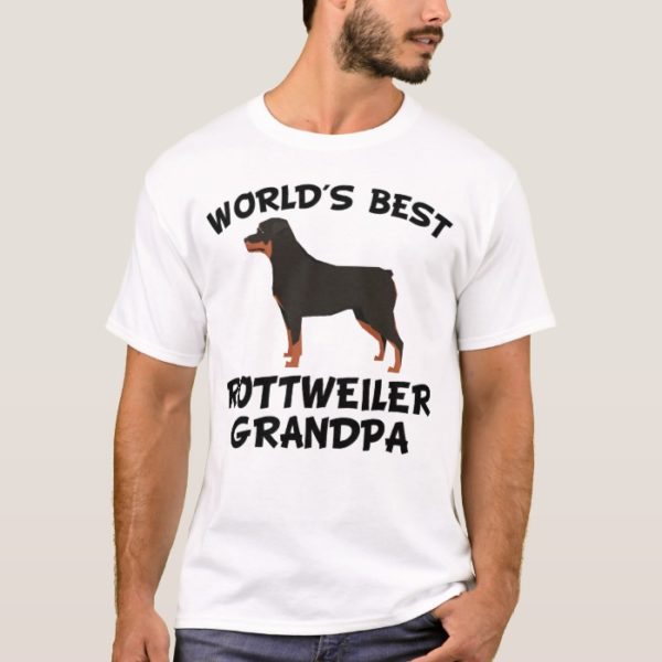 World's Best Rottweiler Grandpa T-Shirt