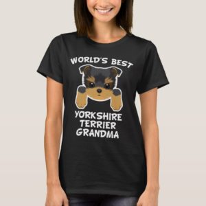 World's Best Yorkshire Terrier Grandma T-Shirt