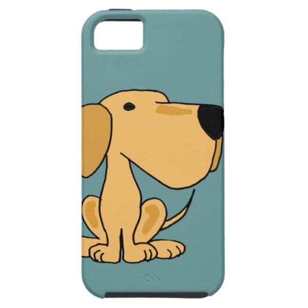XX- Funny Yellow Labrador Dog Art Case-Mate iPhone Case