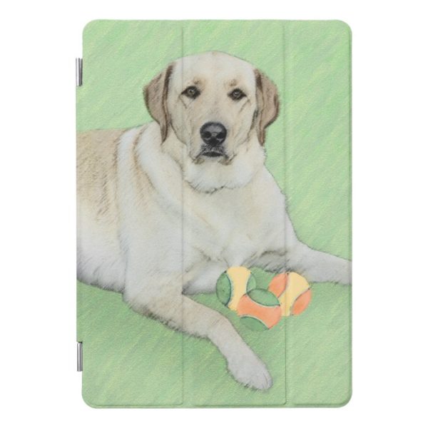 Yellow Labrador Retriever & Tennis Balls Painting iPad Pro Cover