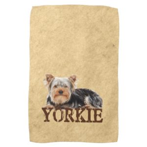 Yorkie Hand Towel