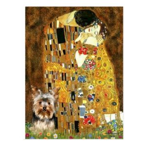 Yorkshire Terrier 17 - The Kiss Postcard