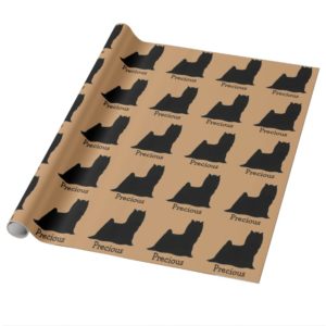 Yorkshire Terrier Custom Wrapping Paper